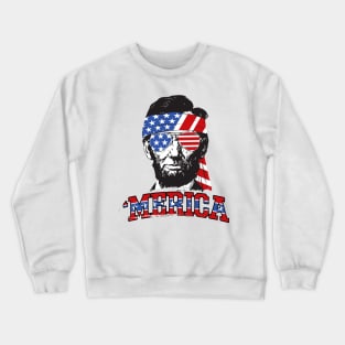 Abe Lincoln Merica Crewneck Sweatshirt